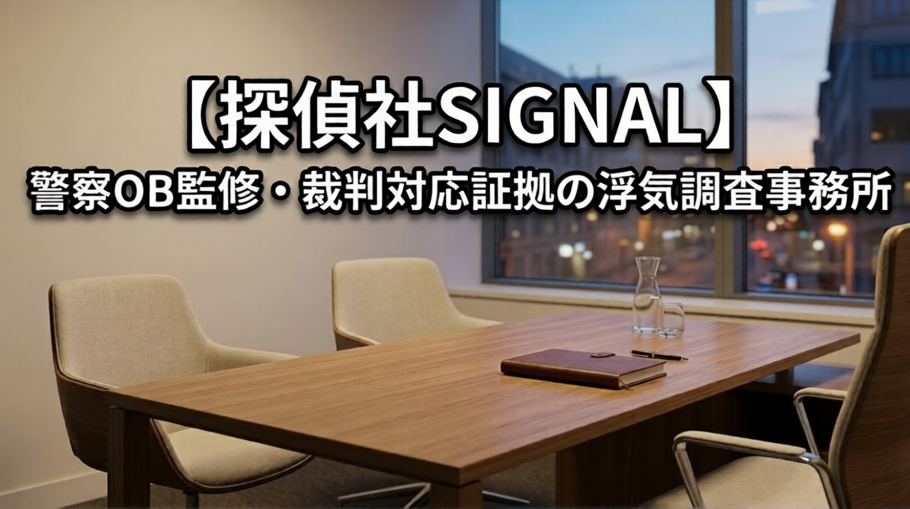 パートナーの浮気を疑ったら探偵社SIGNALに無料相談｜追加料金なしの明朗料金